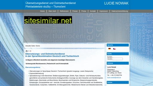 Dolmetscher-uebersetzer-d-cz similar sites