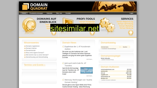 domainquadrat.de alternative sites