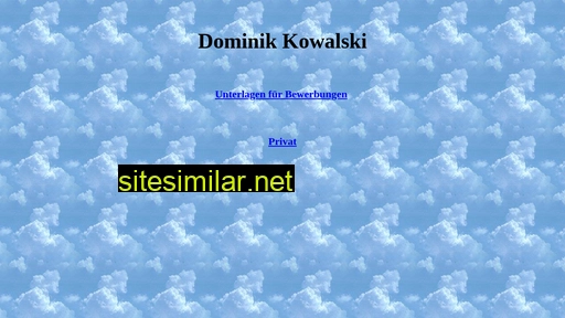 dominikkowalski.de alternative sites