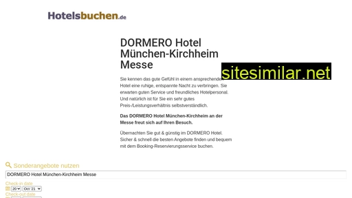 dormero-hotel-muenchen-kirchheim-messe.hotelsbuchen.de alternative sites