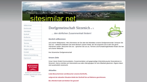dorfgemeinschaft-sirzenich.de alternative sites