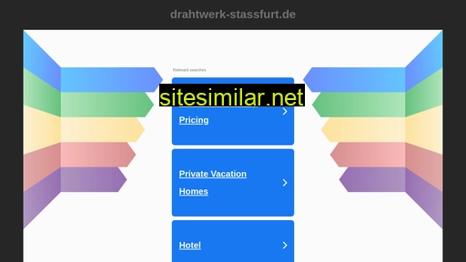 drahtwerk-stassfurt.de alternative sites