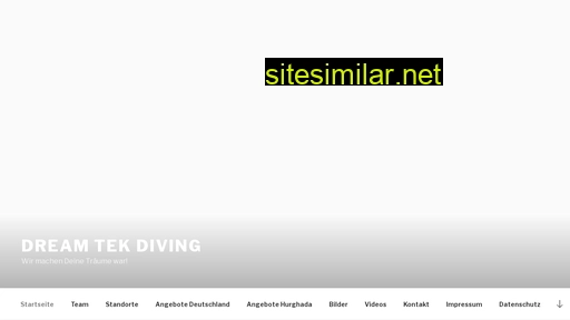 dream-tek-diving.de alternative sites