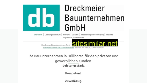 dreckmeier-bauunternehmen.de alternative sites