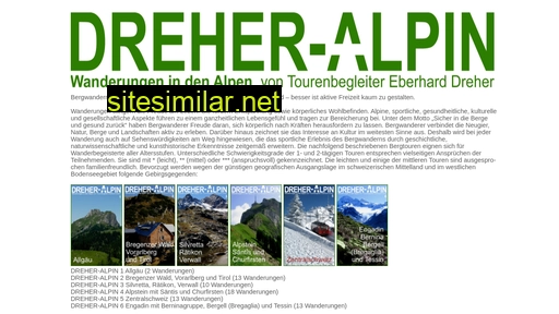 dreher-alpin.de alternative sites