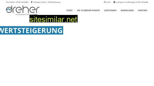 dreher-hausverwaltung.de alternative sites