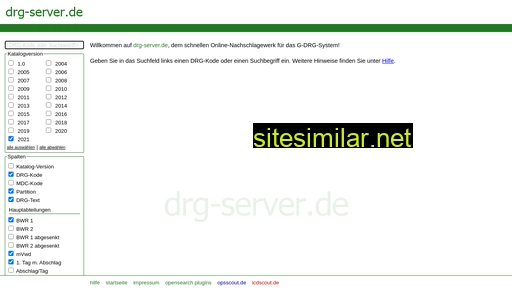 Drg-server similar sites