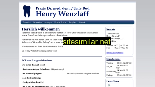 drhenrywenzlaff-zahnarzt.de alternative sites