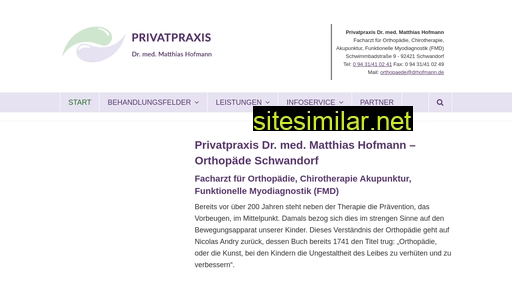 drhofmann.de alternative sites