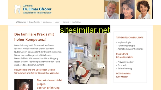 dr-gfroerer.de alternative sites