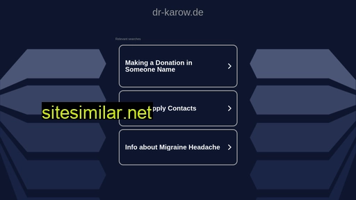 dr-karow.de alternative sites