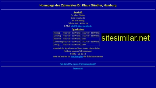 dr-klaus-guenther.de alternative sites