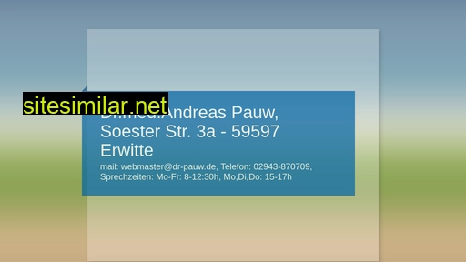 dr-pauw.de alternative sites