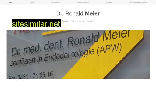 dr-ronaldmeier.de alternative sites