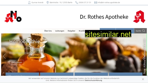 dr-rothes-apotheke.de alternative sites