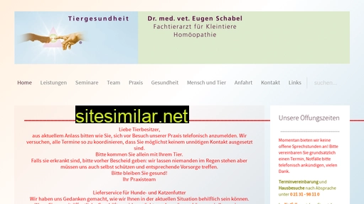 dr-schabel-tiergesundheit.de alternative sites