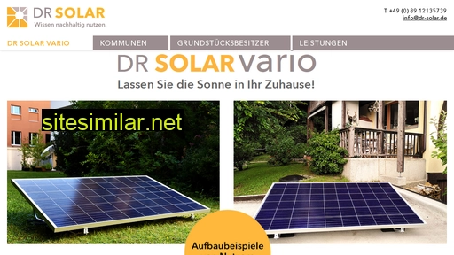 dr-solar.de alternative sites