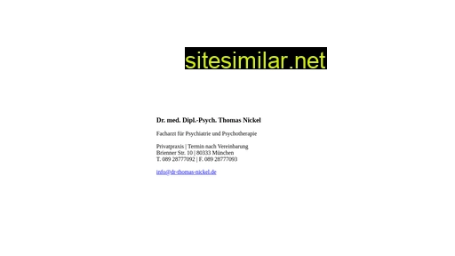 dr-thomas-nickel.de alternative sites