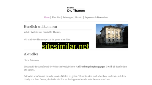 drthamm.de alternative sites