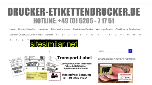 drucker-etikettendrucker.de alternative sites