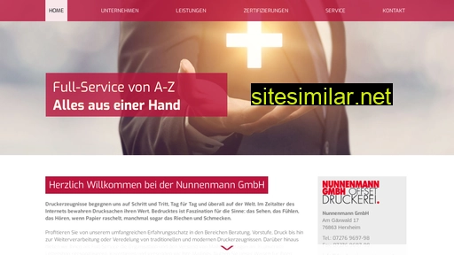 druckerei-nunnenmann.de alternative sites