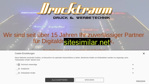 drucktraum-werbetechnik.de alternative sites