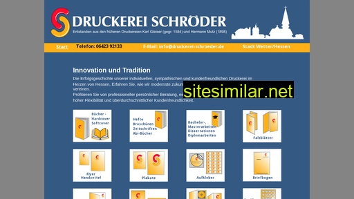 druckerei-schroeder.de alternative sites