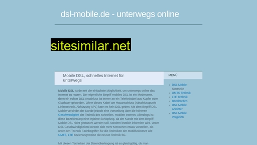 dsl-mobile.de alternative sites
