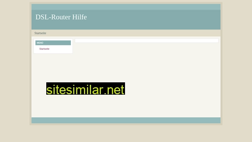 dslrouter-hilfe.de alternative sites