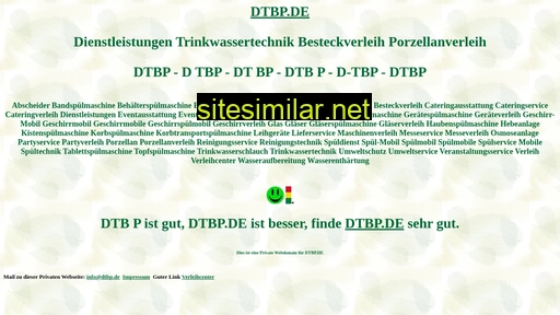 dtbp.de alternative sites