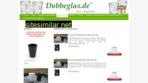 dubbebecher.de alternative sites