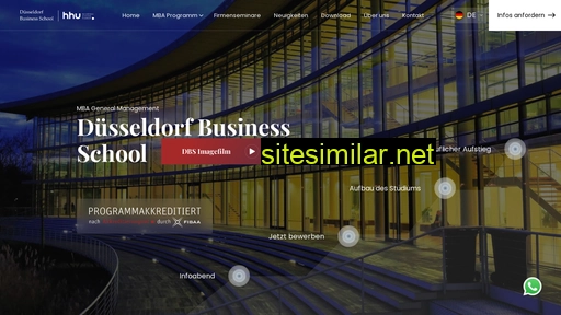 duesseldorf-business-school.de alternative sites