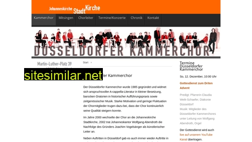 duesseldorfer-kammerchor.de alternative sites