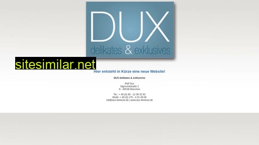 dux-feinkost.de alternative sites