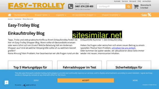 easy-trolley.de alternative sites