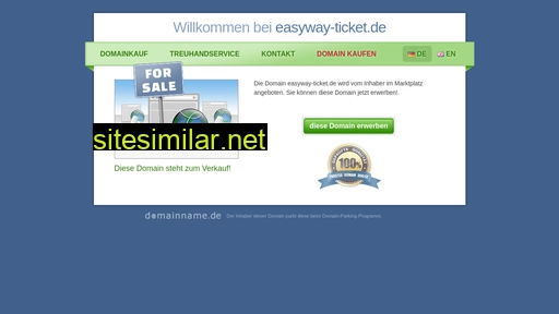 easyway-ticket.de alternative sites