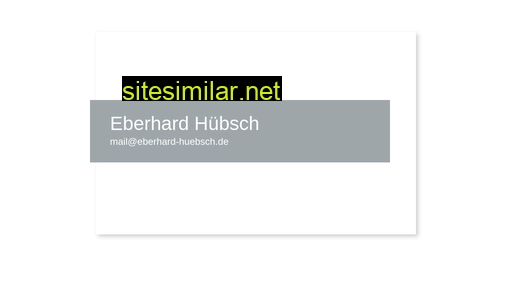 eberhard-huebsch.de alternative sites