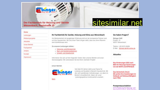 ebinger-gbr.de alternative sites