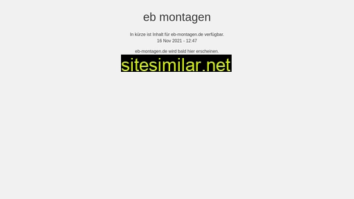 eb-montagen.de alternative sites