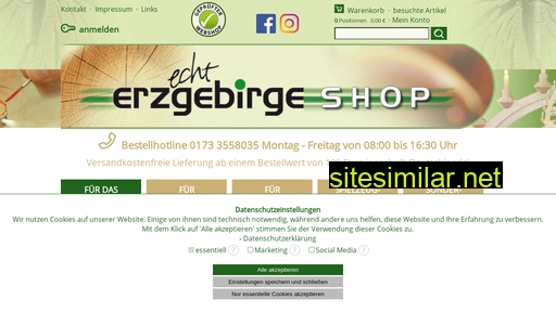 Echt-erzgebirge-shop similar sites