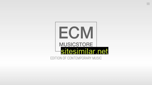 Ecmmusicstore similar sites