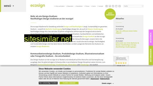 ecosign.de alternative sites