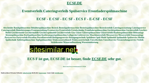 Ecsf similar sites