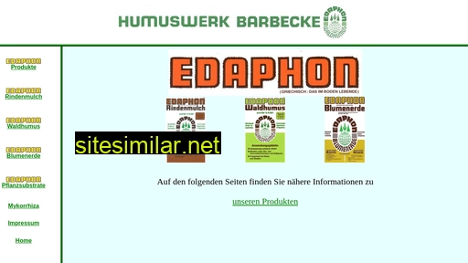 Edaphon-humuswerk similar sites