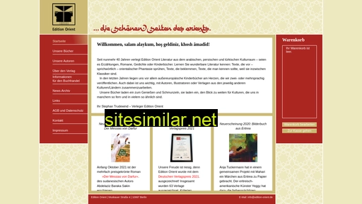 edition-orient.de alternative sites
