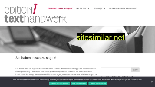 edition-texthandwerk.de alternative sites