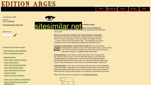 editionargus.de alternative sites
