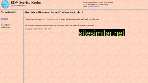 edvkrohn.de alternative sites
