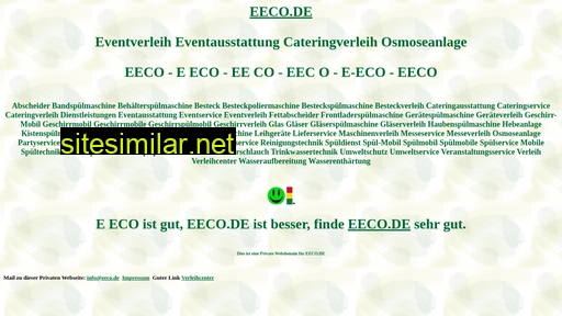 eeco.de alternative sites
