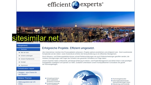 Efficient-experts similar sites